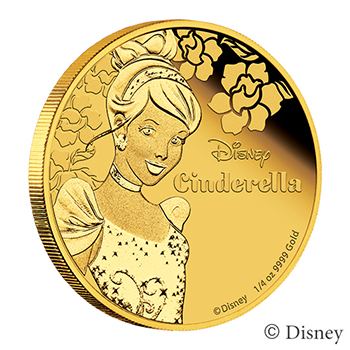 ＜これ欲しい＞ニウエ発行のディズニーコインに新シリーズ登場 第1弾は金銀の 『シンデレラ』